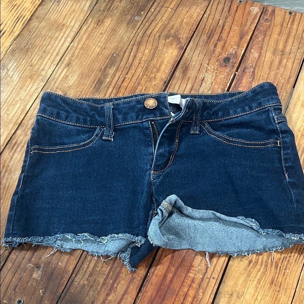 No Boundaries Dark Blue Jean Shorts